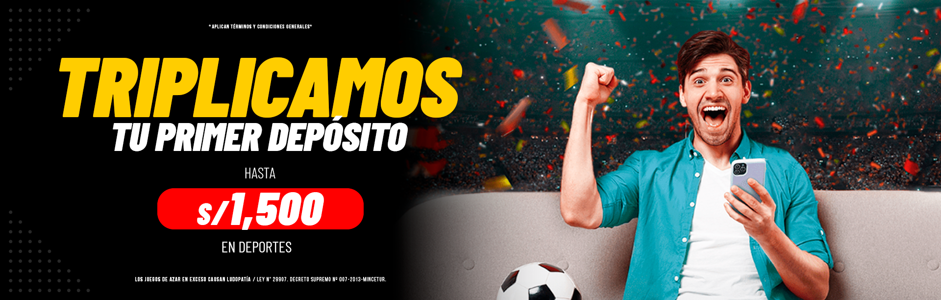 TRIPLICA TU PRIMER DEPOSITO (DEPORTE) 